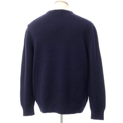 【新品】ポールアンドシャーク PAUL&amp;SHARK プルオーバーニット
 ネイビーxイエロー【サイズL】【NVY】【A/W】【状態ランクN】【メンズ】
【769878】 APD
