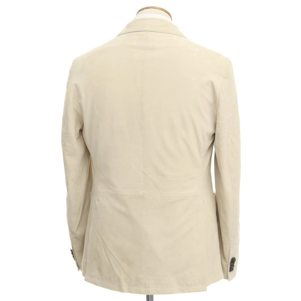 [Used] TAGLIATORE PIERL Lamb leather suede double jacket beige [Size 48] [BEI] [A/W] [Condition rank B] ​​[Men&