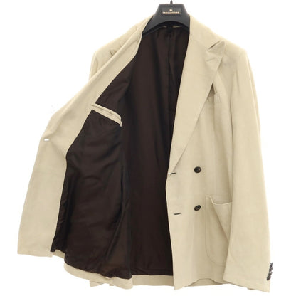 [Used] TAGLIATORE PIERL Lamb leather suede double jacket beige [Size 48] [BEI] [A/W] [Condition rank B] ​​[Men&