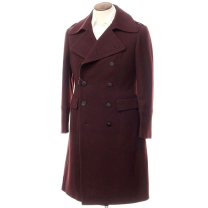 [New Outlet] Tagliatore C-AVIATOR Double Breasted Coat Bordeaux [Size 48] [RED] [A/W] [Condition Rank N-] [Men&