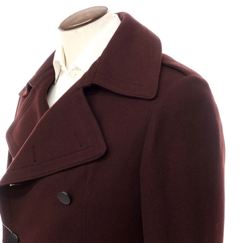 [New Outlet] Tagliatore C-AVIATOR Double Breasted Coat Bordeaux [Size 48] [RED] [A/W] [Condition Rank N-] [Men&