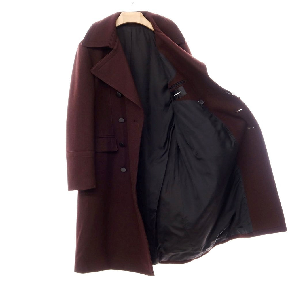 [New Outlet] Tagliatore C-AVIATOR Double Breasted Coat Bordeaux [Size 48] [RED] [A/W] [Condition Rank N-] [Men&
