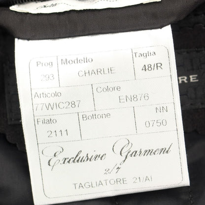 [New] TAGLIATORE CHARLIE double-breasted coat
 Black [Size 48] [BLK] [A/W] [Condition Rank N] [Men&