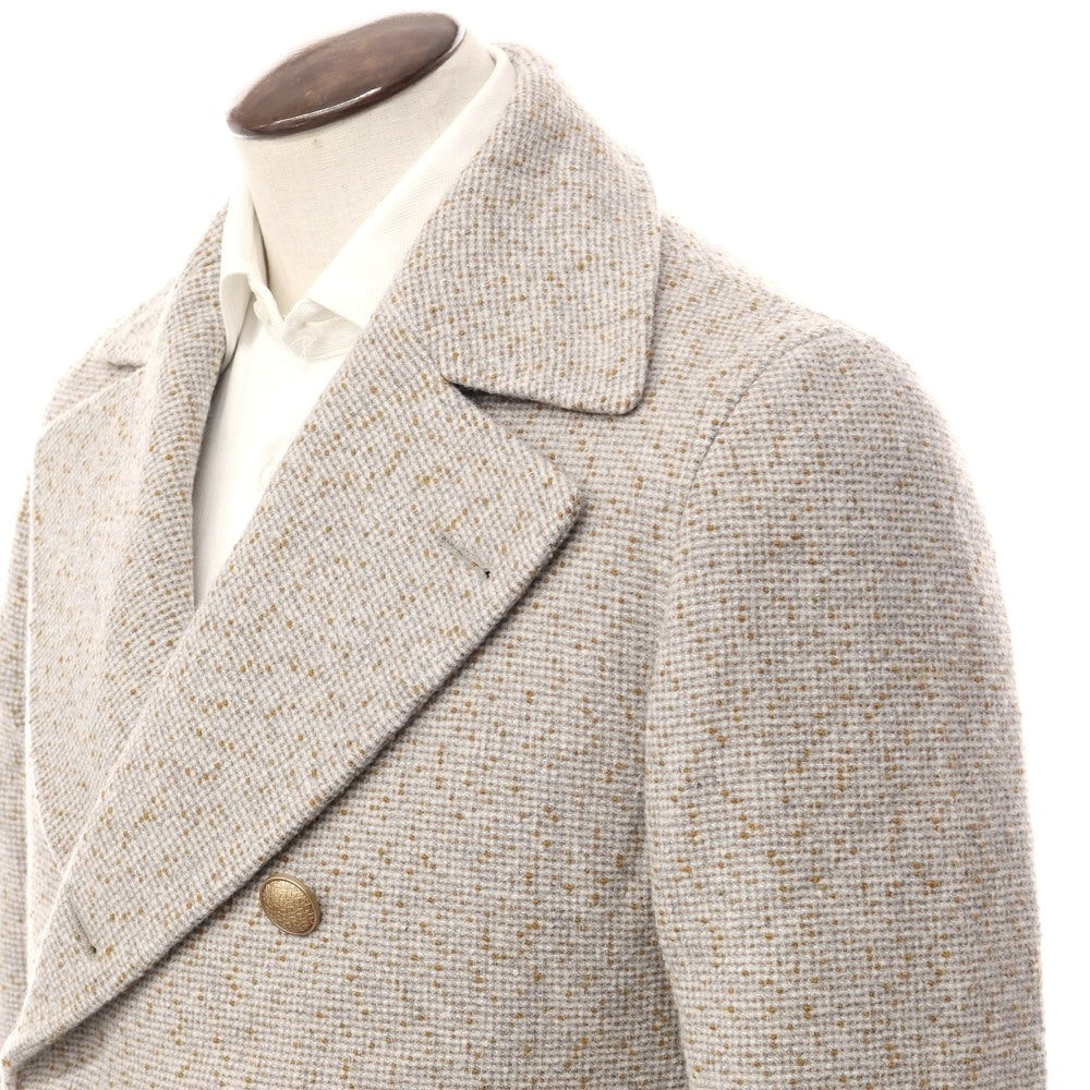 【新品】タリアトーレ TAGLIATORE C-STEPHAN ダブルブレストコート
 グレーxキャメル【サイズ48】【GRY】【A/W】【状態ランクN】【メンズ】
【769889】 APD