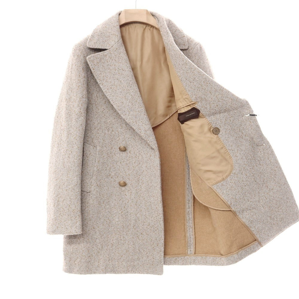 【新品】タリアトーレ TAGLIATORE C-STEPHAN ダブルブレストコート
 グレーxキャメル【サイズ48】【GRY】【A/W】【状態ランクN】【メンズ】
【769889】 APD