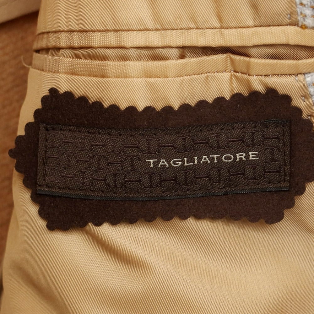 【新品】タリアトーレ TAGLIATORE C-STEPHAN ダブルブレストコート
 グレーxキャメル【サイズ48】【GRY】【A/W】【状態ランクN】【メンズ】
【769889】 APD