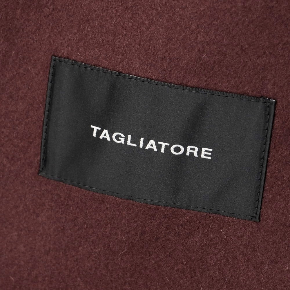 [New] Tagliatore STENA wool double-breasted coat, grayish burgundy [Size 48] [PUP] [A/W] [Condition rank N] [Men&