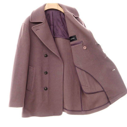 【新品】タリアトーレ TAGLIATORE CORDELL ピーコート
 ダルパープル【サイズ48】【PUP】【A/W】【状態ランクN】【メンズ】
【769889】 APD