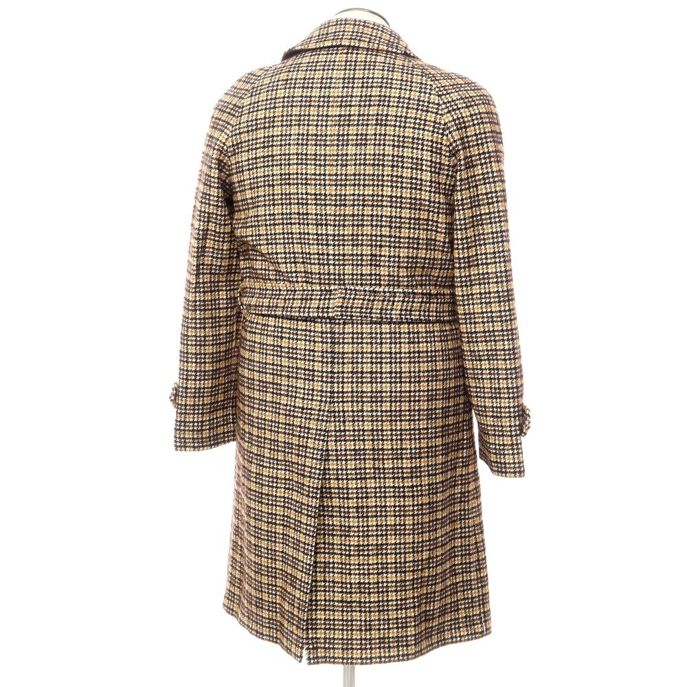 [New] Tagliatore LARS Balmacaan Coat
 Brown x Ivory [Size 48] [BRW] [A/W] [Condition Rank N] [Men&