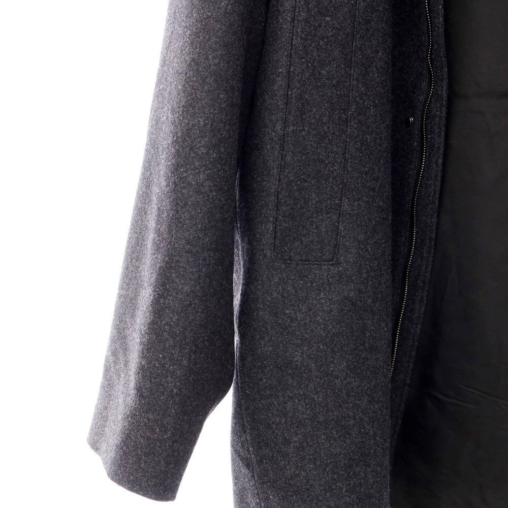 [New] Tagliatore WALT Flannel Wool Hooded Coat Dark Gray [Size 48] [GRY] [A/W] [Condition Rank N] [Men&