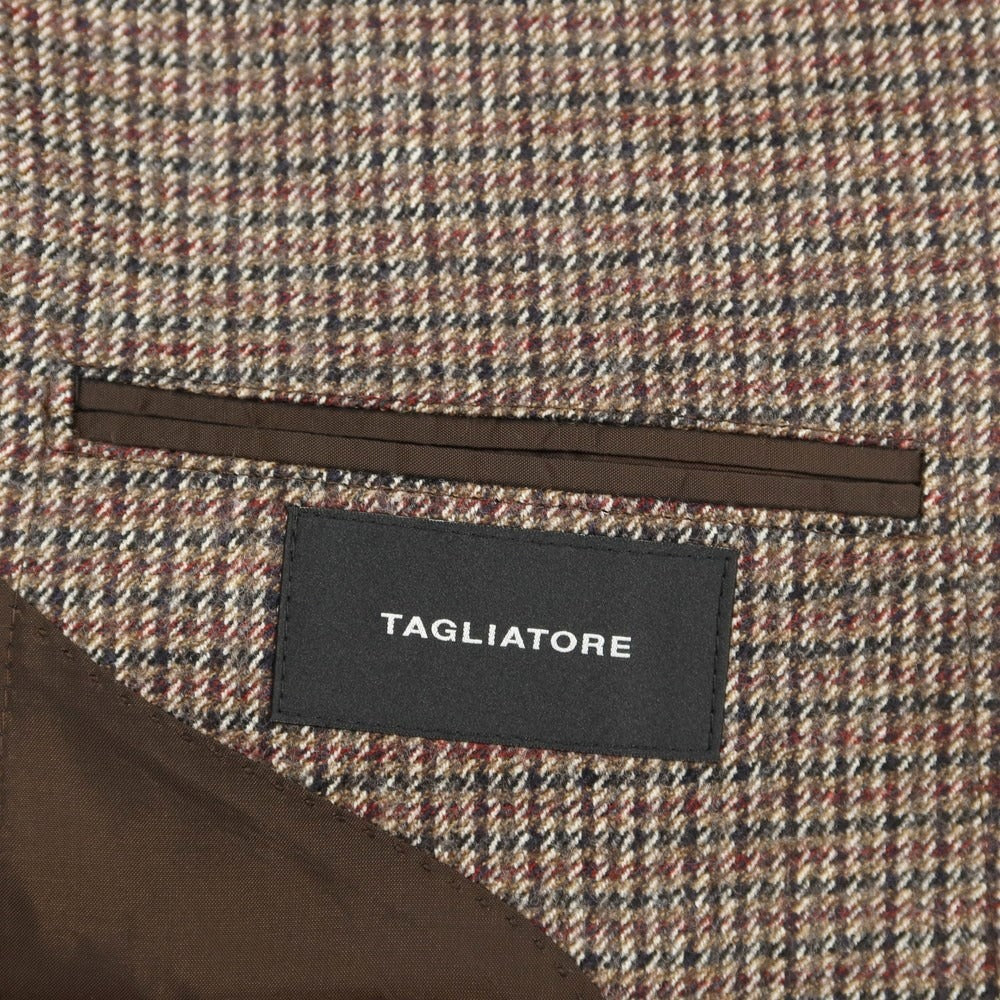 [New] TAGLIATORE Tailored jacket
 Brown x Black x Red [Size 48] [BRW] [A/W] [Condition Rank N] [Men&