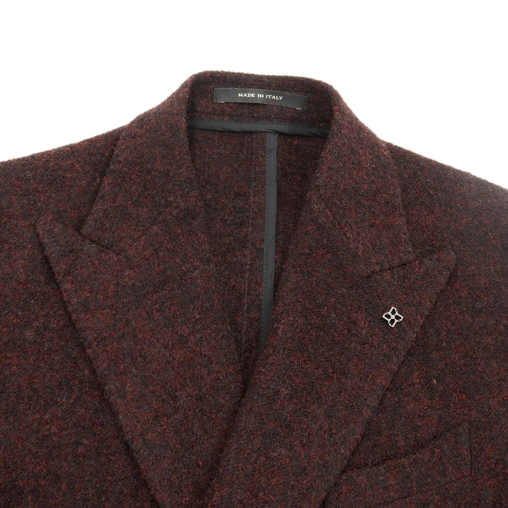 [New] TAGLIATORE casual jacket
 Bordeaux x Black [Size 48] [RED] [A/W] [Condition Rank N] [Men&