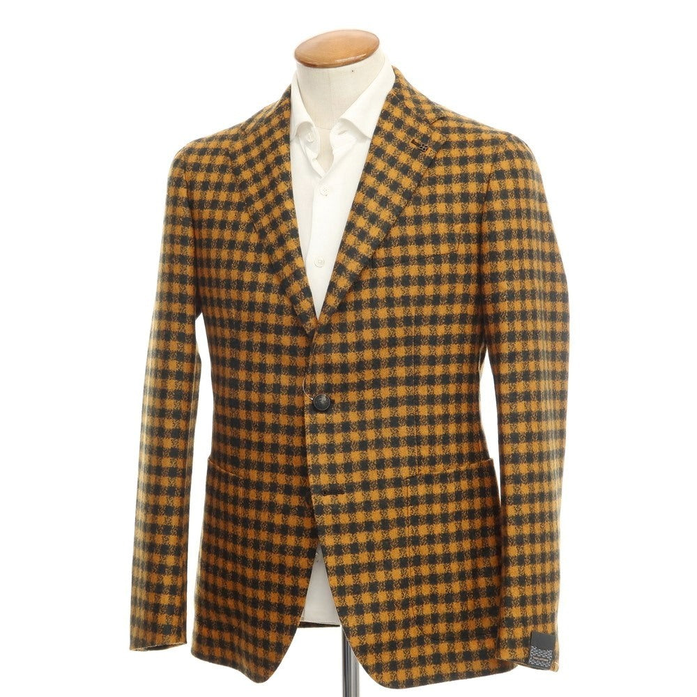 【新品】タリアトーレ TAGLIATORE カジュアルジャケット
 オレンジxダークグリーン【サイズ48】【ORG】【A/W】【状態ランクN】【メンズ】
【769882】 APD