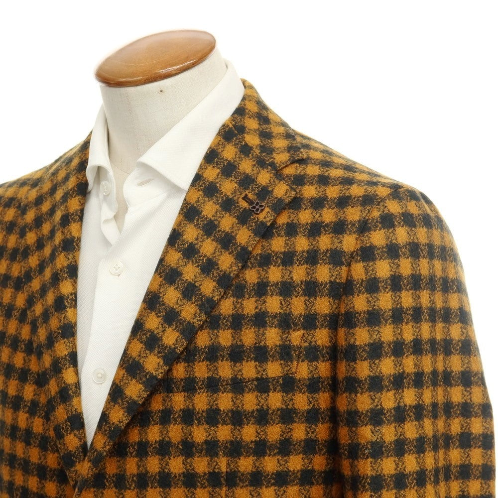 【新品】タリアトーレ TAGLIATORE カジュアルジャケット
 オレンジxダークグリーン【サイズ48】【ORG】【A/W】【状態ランクN】【メンズ】
【769882】 APD