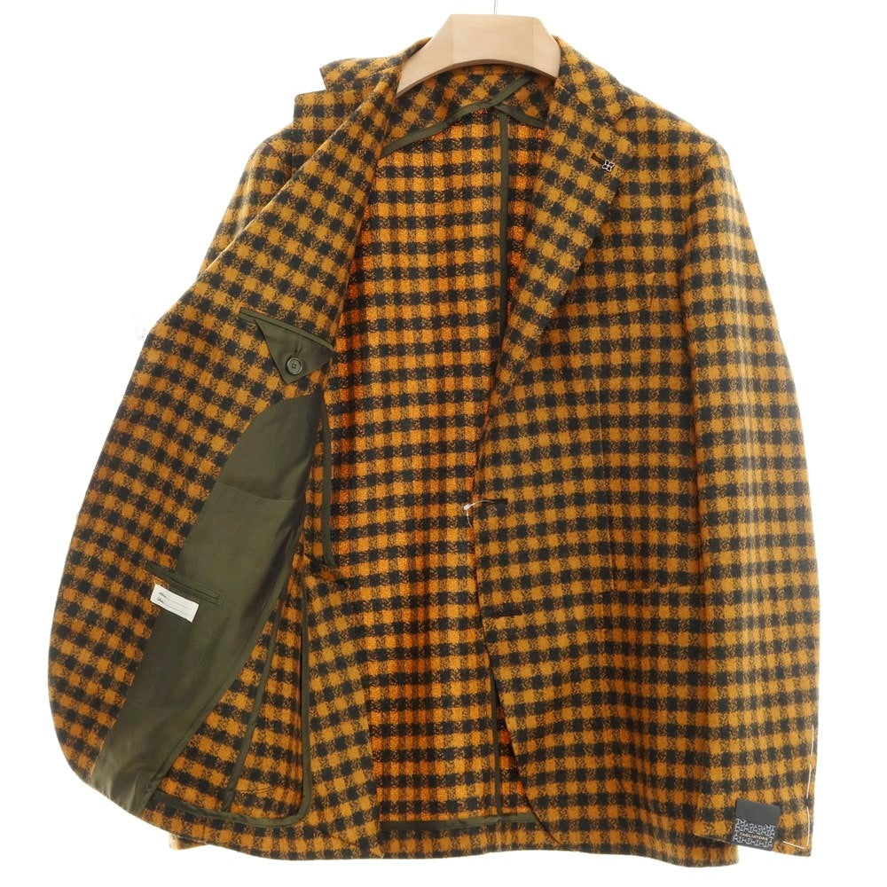 【新品】タリアトーレ TAGLIATORE カジュアルジャケット
 オレンジxダークグリーン【サイズ48】【ORG】【A/W】【状態ランクN】【メンズ】
【769882】 APD