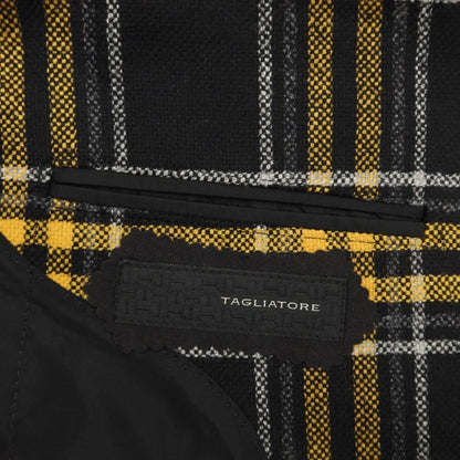 [New] TAGLIATORE Tailored jacket
 Black x Yellow x Gray [Size 48] [BLK] [A/W] [Condition Rank N] [Men&