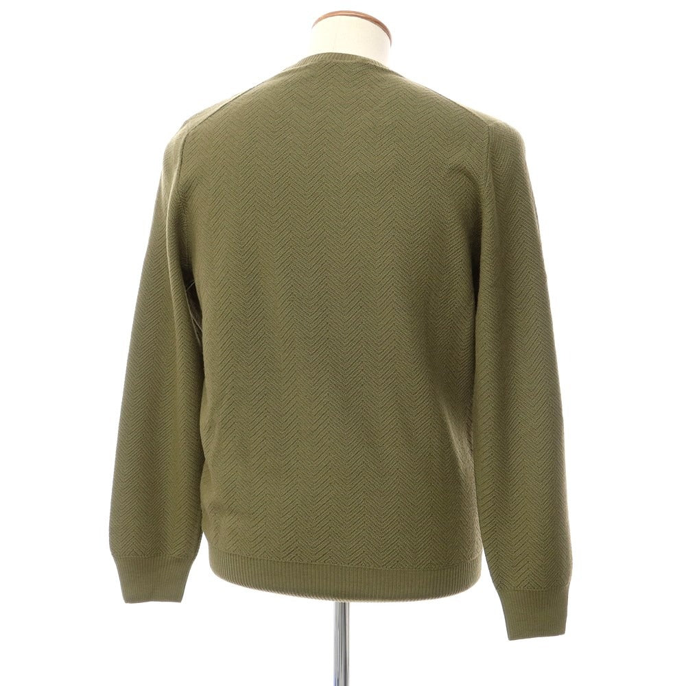 [New] TAGLIATORE pullover knit
 Olive [Size 50] [GRN] [A/W] [Condition Rank N] [Men&