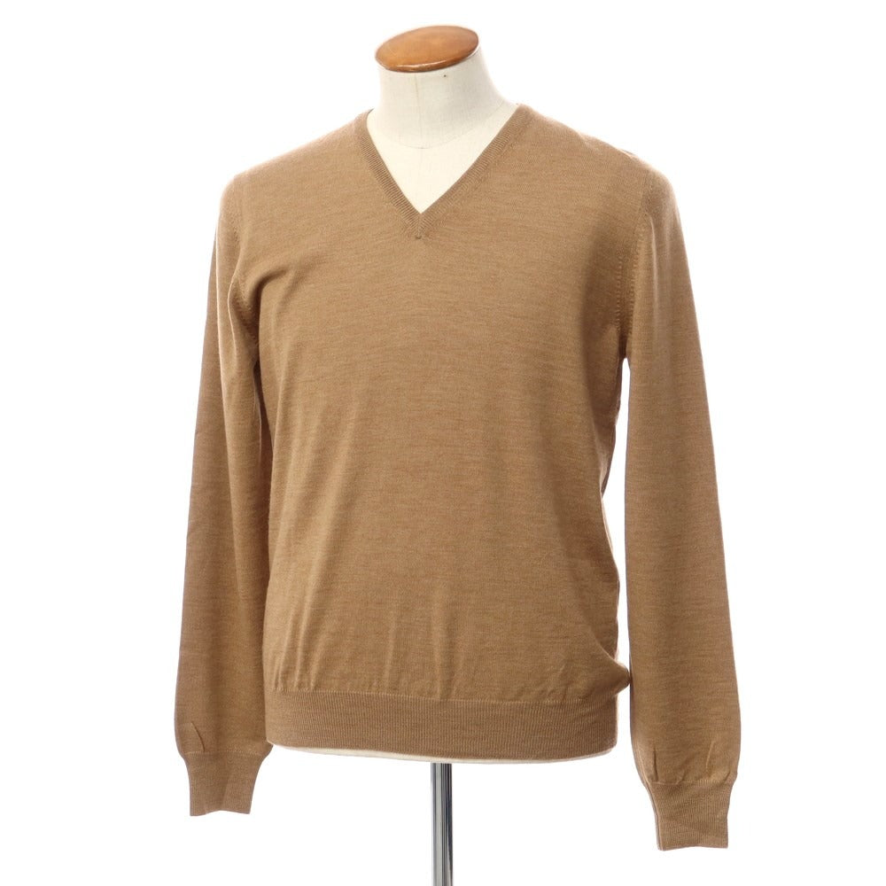 [New] TAGLIATORE pullover knit
 Brown beige [Size 50] [BRW] [A/W] [Condition Rank N] [Men&