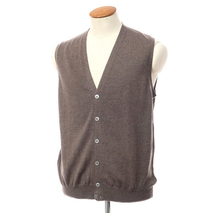 [New] TAGLIATORE knit vest
 Taupe [Size 50] [BRW] [A/W] [Condition Rank N] [Men&