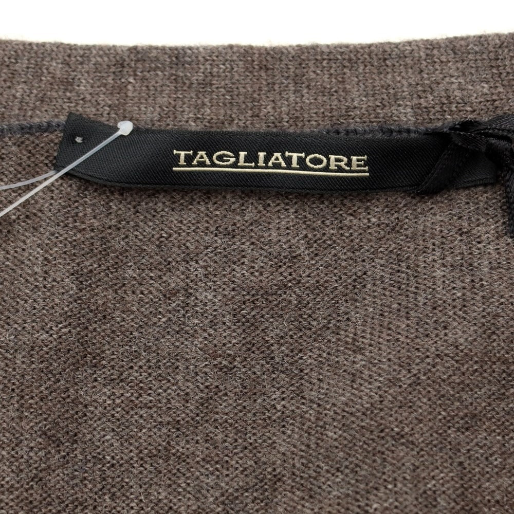 [New] TAGLIATORE knit vest
 Taupe [Size 50] [BRW] [A/W] [Condition Rank N] [Men&