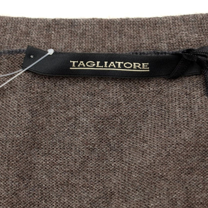 [New] TAGLIATORE knit vest
 Taupe [Size 50] [BRW] [A/W] [Condition Rank N] [Men&