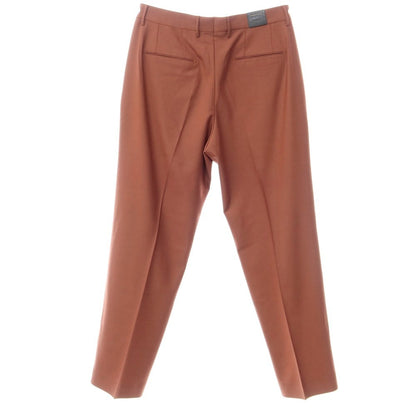 [New] TAGLIATORE Stretch Polyester Wool Slacks Pants, Terracotta Brown [Size 50] [BRW] [A/W] [Condition Rank N] [Men&