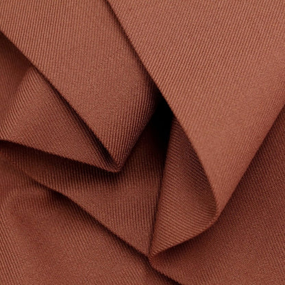 [New] TAGLIATORE Stretch Polyester Wool Slacks Pants, Terracotta Brown [Size 50] [BRW] [A/W] [Condition Rank N] [Men&