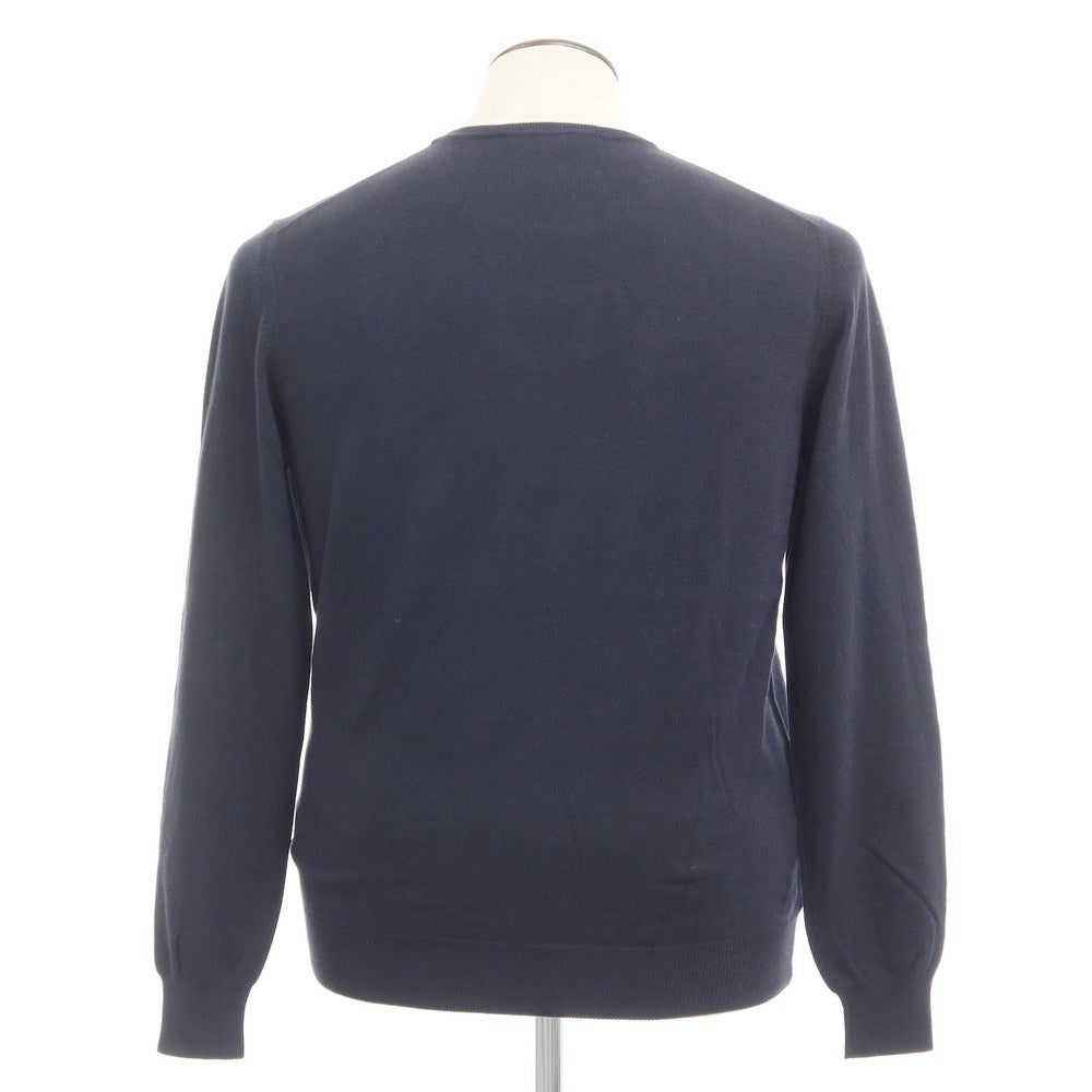 【新品】タリアトーレ TAGLIATORE プルオーバーニット
 ダークネイビー【サイズ50】【NVY】【S/S】【状態ランクN】【メンズ】
【769591】 BPD