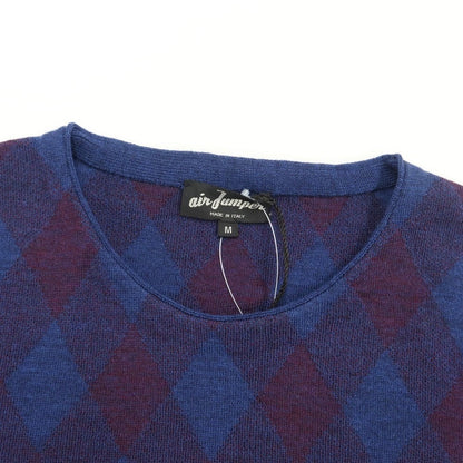 [New] SCAGLIONE pullover knit
 Navy x Purple [Size M] [NVY] [A/W] [Condition Rank N] [Men&
