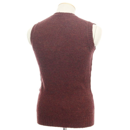 【新品】スカリオーネ SCAGLIONE ニットベスト
 ボルドー【サイズS】【RED】【A/W】【状態ランクN】【メンズ】
【769873】 APD