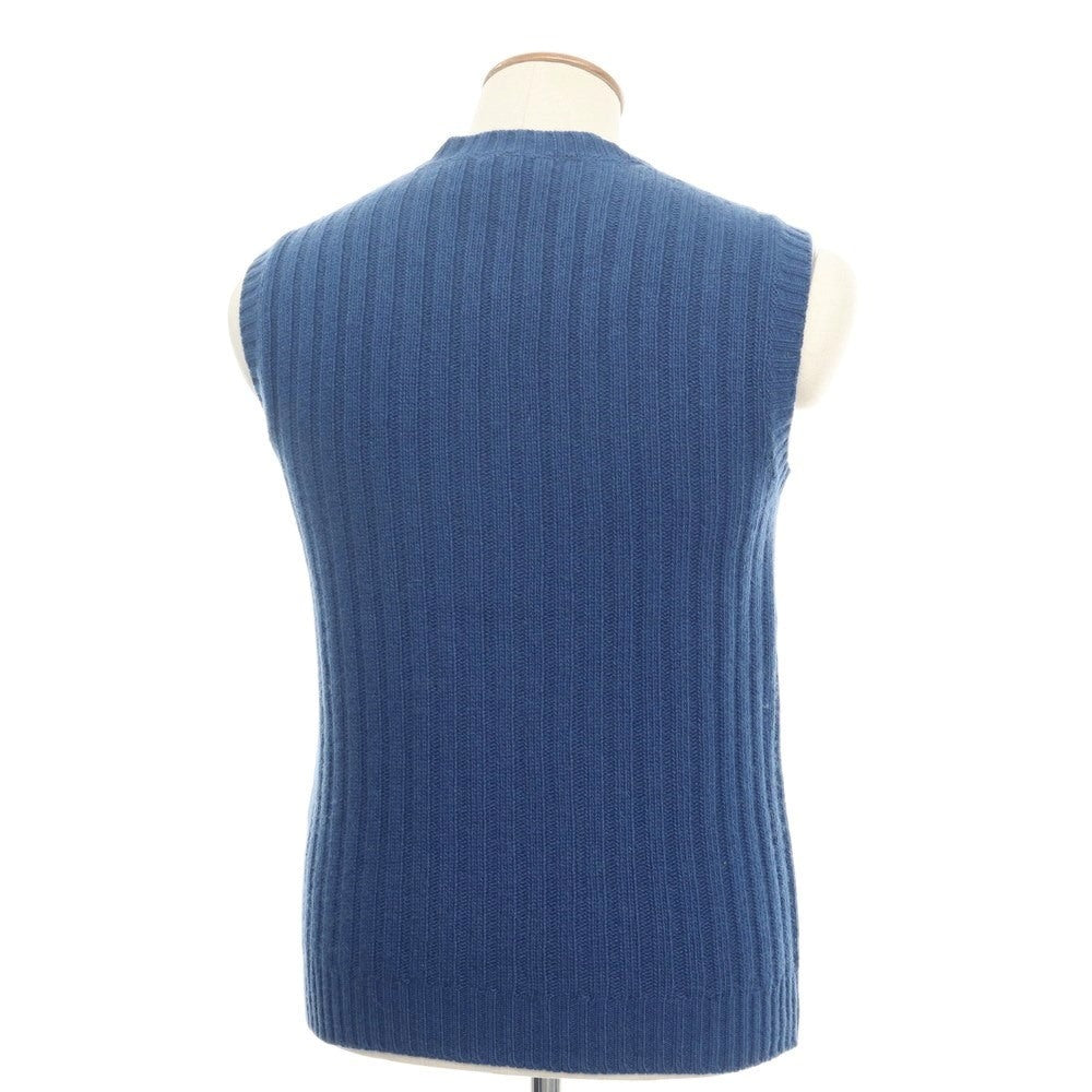 【新品】スカリオーネ SCAGLIONE ニットベスト
 ダークブルー【サイズM】【NVY】【A/W】【状態ランクN】【メンズ】
【769873】 APD