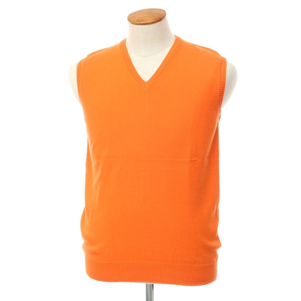 【新品】スカリオーネ SCAGLIONE ニットベスト
 オレンジ【サイズL】【ORG】【S/S】【状態ランクN】【メンズ】
【769588】 CPD