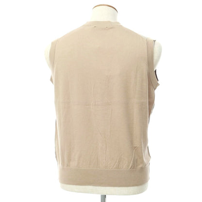 [New] JforJames High Gauge Cotton Cardigan Knit Vest Beige Sage x Beige [Size 50] [GRY] [S/S] [Condition Rank N] [Men&