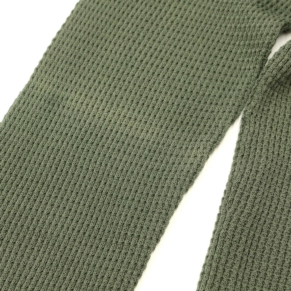 [New Outlet] DREW&amp;amp;CO Thermal Cotton Knit Shirt Cardigan Olive [Size L] [GRN] [S/S] [Condition Rank N-] [Men&