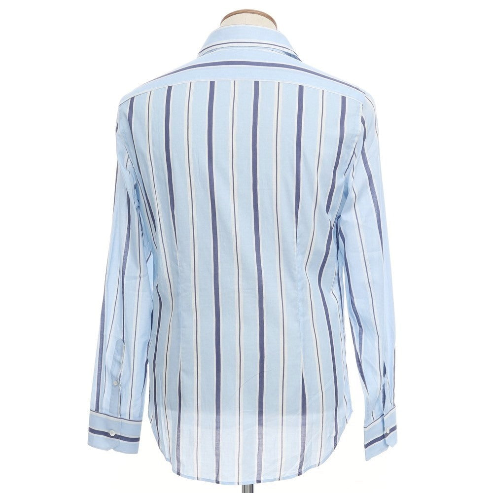 【新品】フェデーリ FEDELI ドレスシャツ
 ライトブルーxネイビー【サイズ39】【BLU】【S/S/A/W】【状態ランクN】【メンズ】
【769670】 DPD