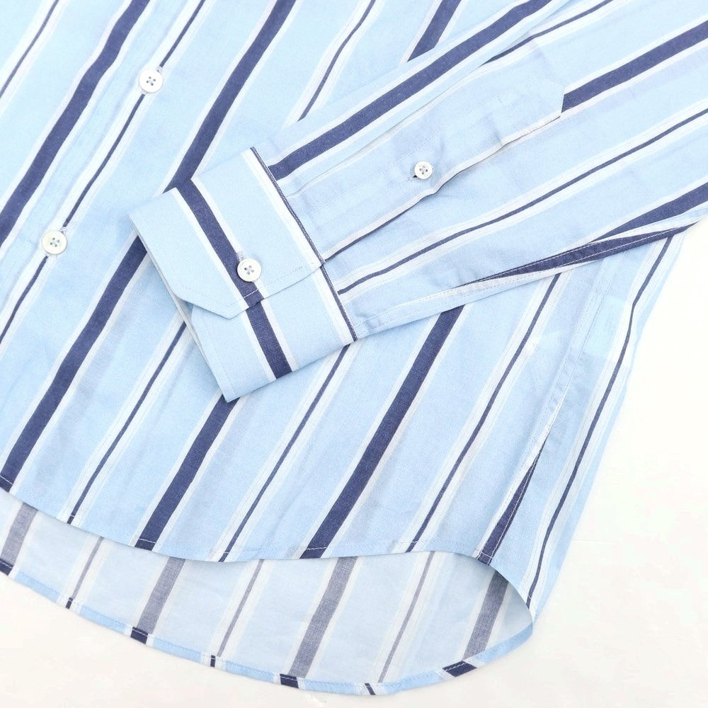 【新品】フェデーリ FEDELI ドレスシャツ
 ライトブルーxネイビー【サイズ39】【BLU】【S/S/A/W】【状態ランクN】【メンズ】
【769670】 DPD