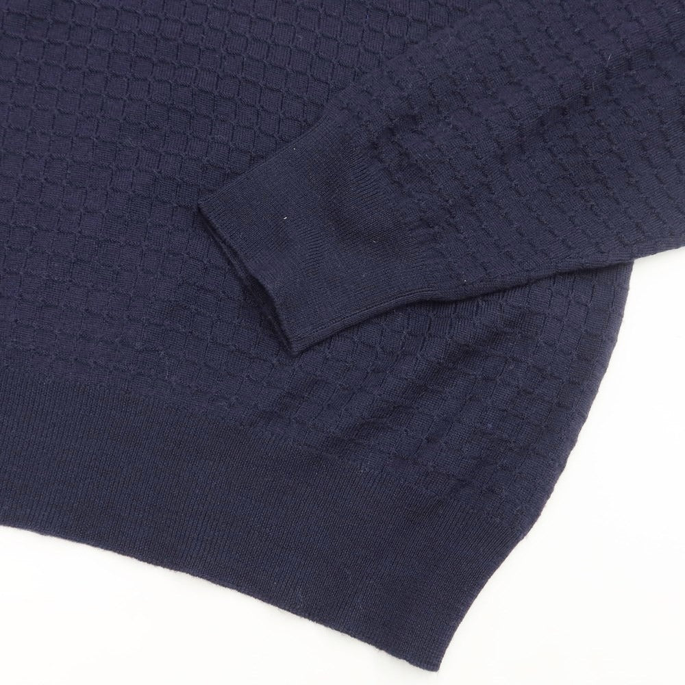 【新品】フェデーリ FEDELI ポロニット
 ネイビー【サイズ50】【NVY】【A/W】【状態ランクN】【メンズ】
【769794】 APD