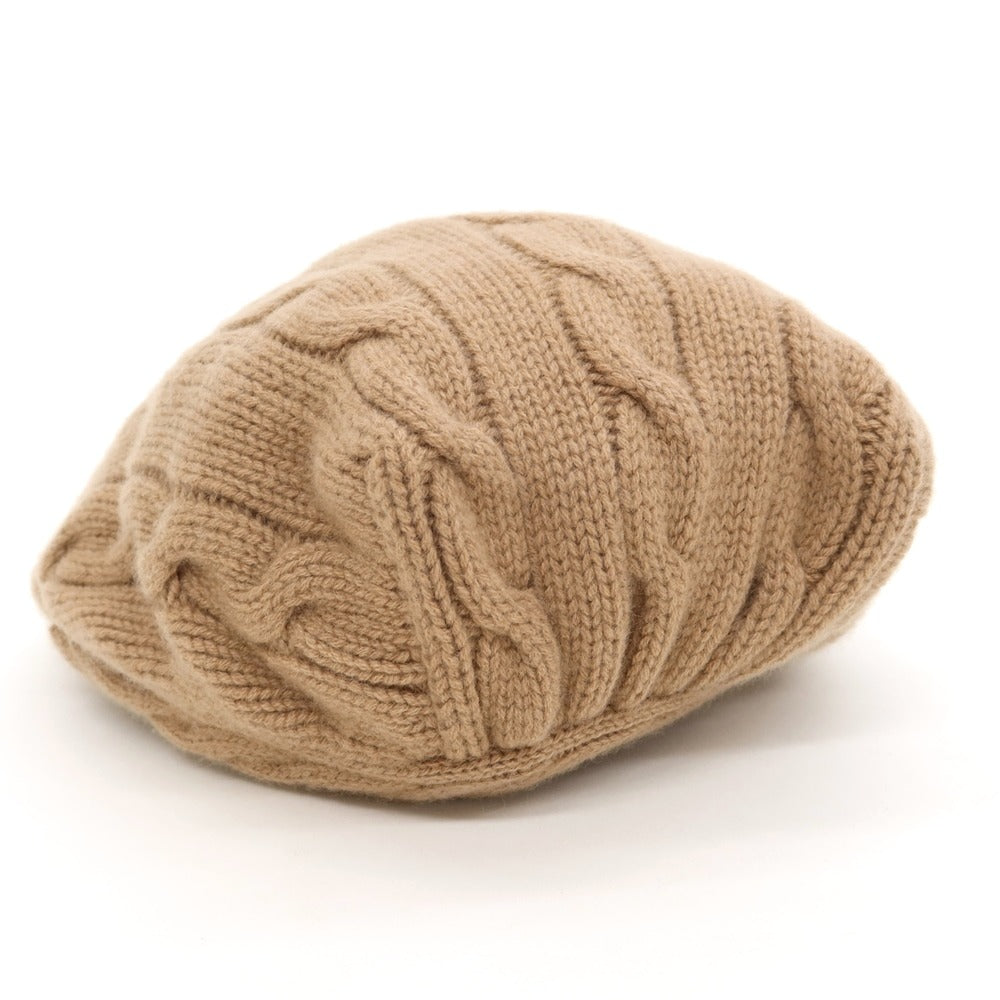 [New] FEDELI knit cap
 Brown beige [BRW] [A/W] [Condition rank N] [Men&
