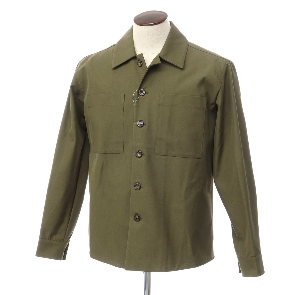 [New] Bagutta casual shirt
 Olive [Size 50] [GRN] [S/S/A/W] [Condition Rank N] [Men&