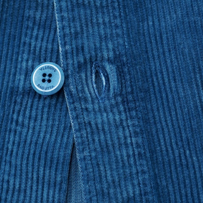 [New Outlet] Bagutta Cotton Corduroy Casual Shirt Blue [Size 40] [BLU] [A/W] [Condition Rank N-] [Men&