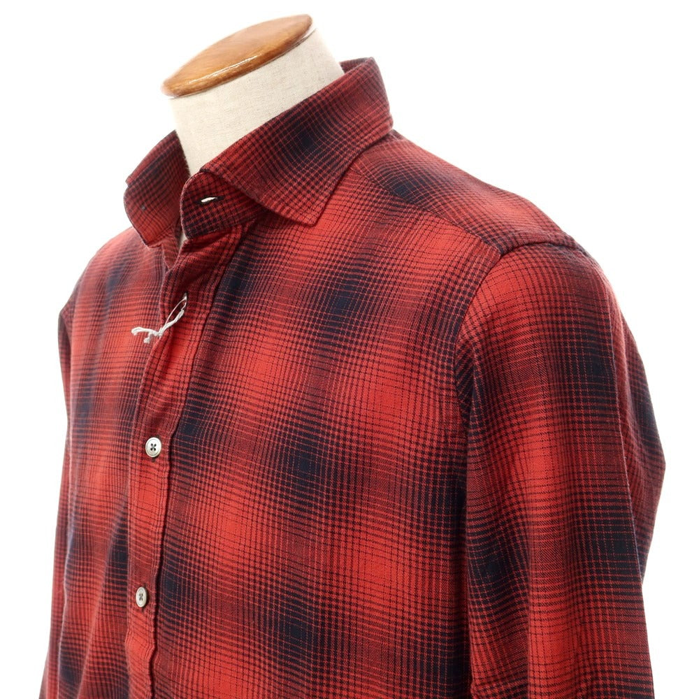 [New] Bagutta casual shirt
 
Red x Black [Size 40] [RED] [S/S/A/W] [Condition Rank N] [Men&