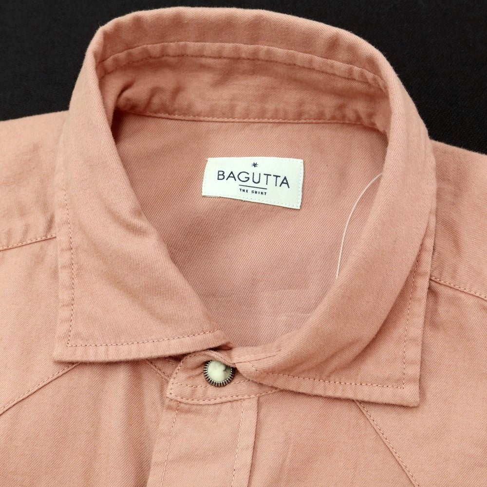 [New] Bagutta casual shirt
 Dark pink beige [Size M] [PNK] [S/S/A/W] [Condition Rank N] [Men&