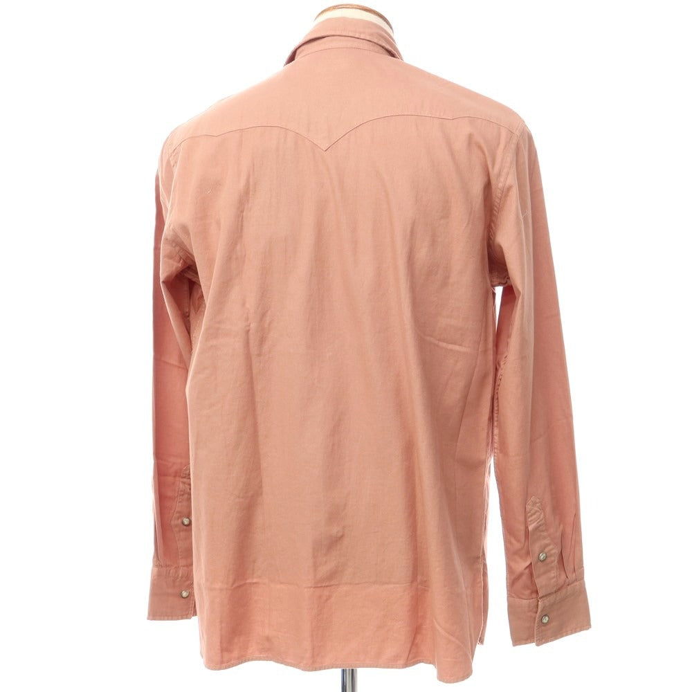 【新品】バグッタ Bagutta カジュアルシャツ
 ダークピンクベージュ系【サイズM】【PNK】【S/S/A/W】【状態ランクN】【メンズ】
【769587】 CPD