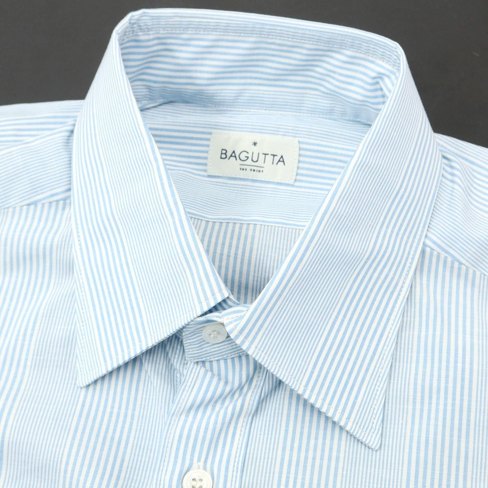 【新品】バグッタ Bagutta カジュアルシャツ
 ライトブルーxホワイト【サイズ40】【BLU】【S/S/A/W】【状態ランクN】【メンズ】
【769586】 CPD