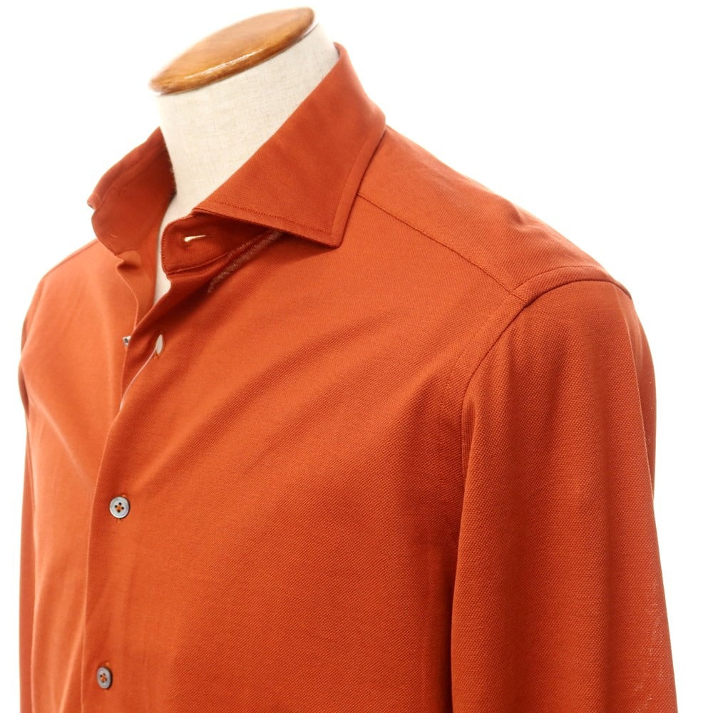【新品】バグッタ Bagutta カジュアルシャツ
 オレンジブラウン系【サイズ40】【BRW】【S/S/A/W】【状態ランクN】【メンズ】
【769585】 CPD