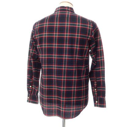 【新品】バグッタ Bagutta カジュアルシャツ
 ブラックxレッドxグリーン【サイズM】【BLK】【S/S】【状態ランクN】【メンズ】
【769572】 CPD