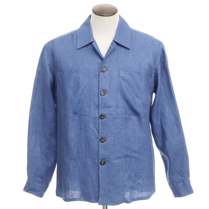 【新品】バグッタ Bagutta カジュアルシャツ
 ブルー系【サイズ50】【BLU】【S/S】【状態ランクN】【メンズ】
【769571】 CPD