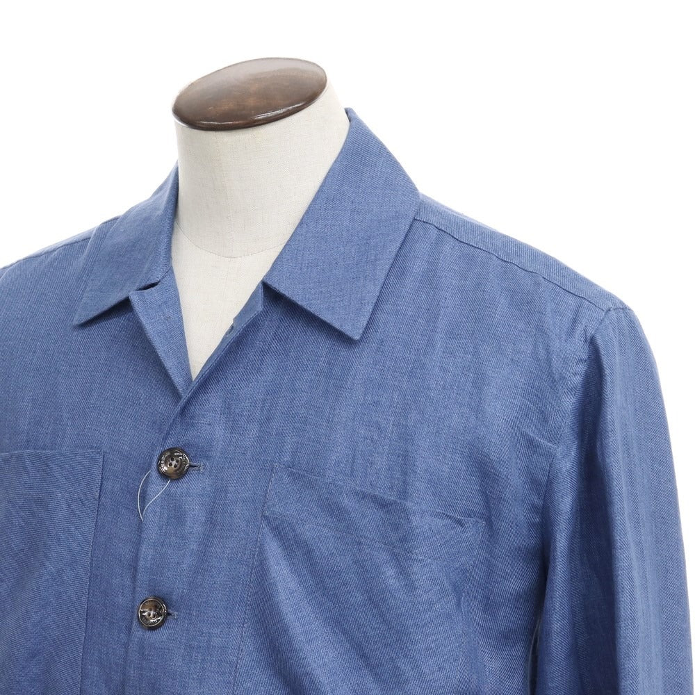 【新品】バグッタ Bagutta カジュアルシャツ
 ブルー系【サイズ50】【BLU】【S/S】【状態ランクN】【メンズ】
【769571】 CPD