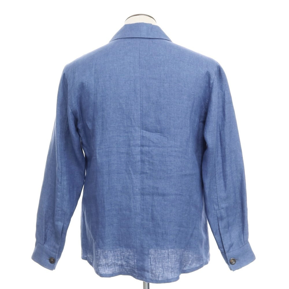 【新品】バグッタ Bagutta カジュアルシャツ
 ブルー系【サイズ50】【BLU】【S/S】【状態ランクN】【メンズ】
【769571】 CPD