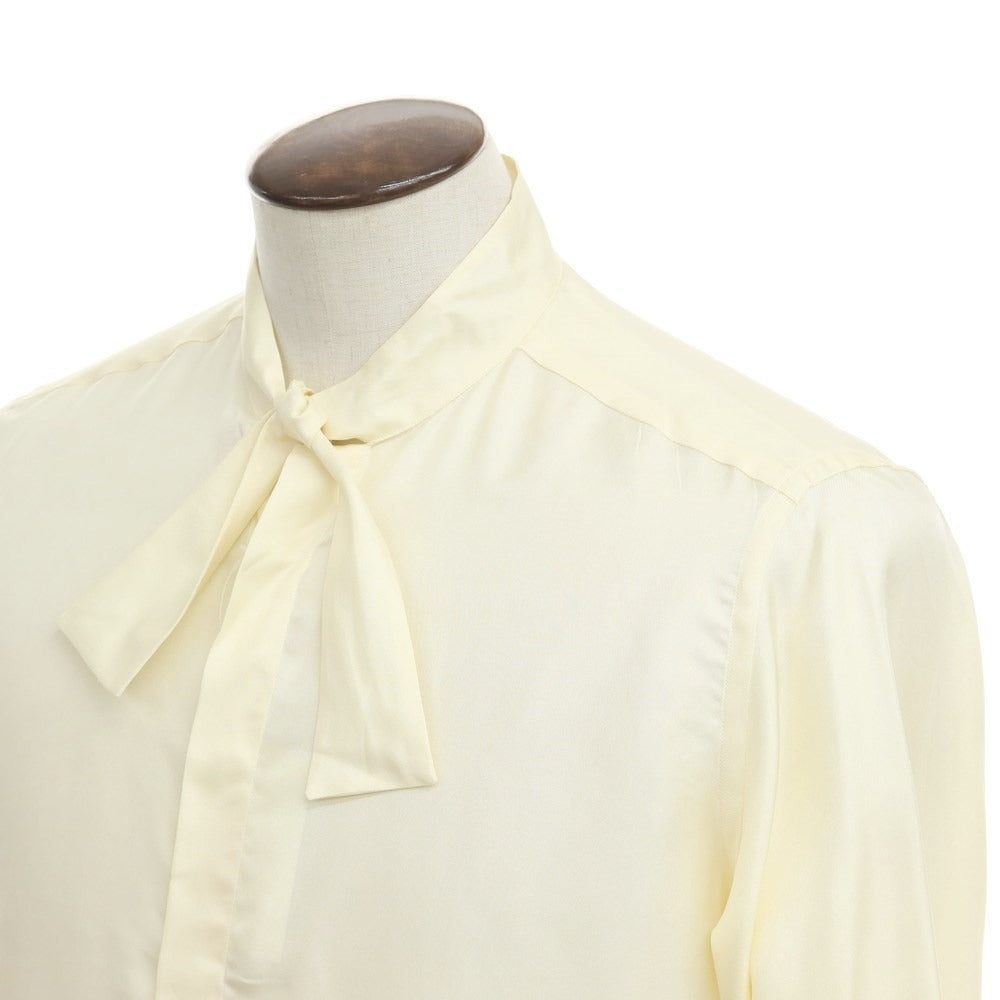 [New Outlet] Bagutta Silk Casual Shirt Cream Beige [Size 42] [BEI] [S/S] [Condition Rank N-] [Men&